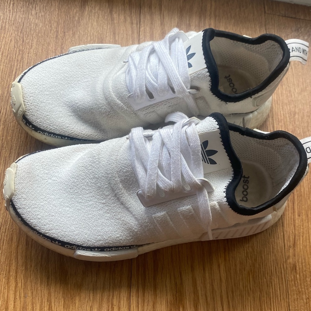 White Ultra Boost Adidas Shoes